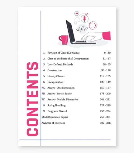 icse class 10 computer applications book contents