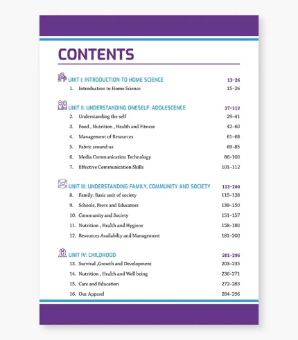 Home Science Textbook CBSE Class 11