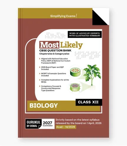 Biology Most Likely Question Bank <br><small> CBSE Class 12 for 2027 Exam</small>
