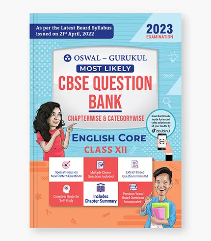 cbse question bank english class12 2023