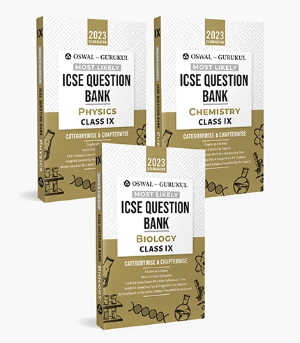 icse question bank class 9 set of 3 pcb