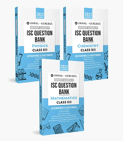 isc question bank class 12 set of 3 pcm