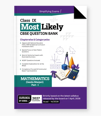 Mathematics Most Likely Question Bank <br><small>CBSE Class 9 for Exam 2027</small>