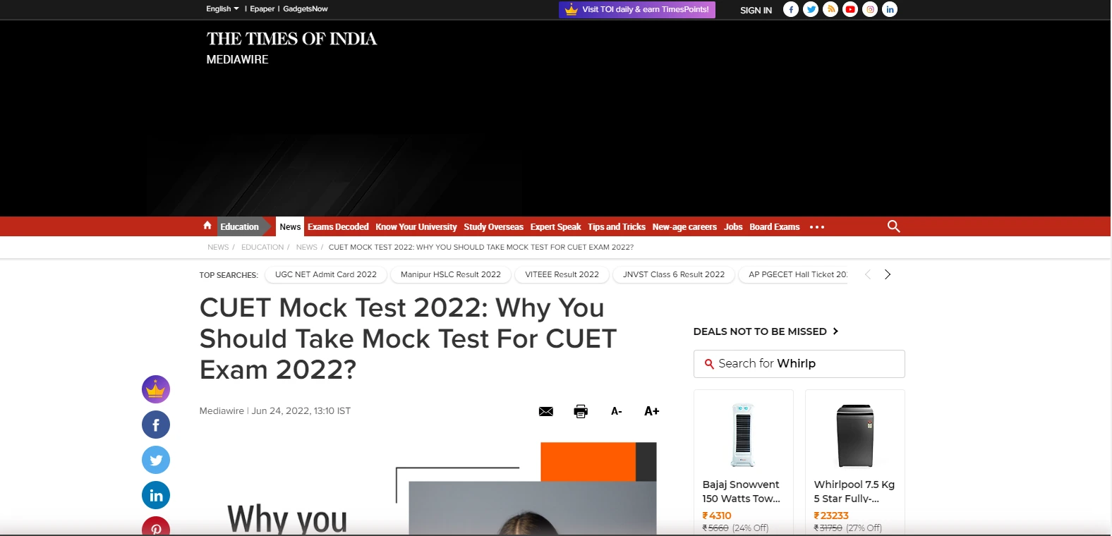 the times of india