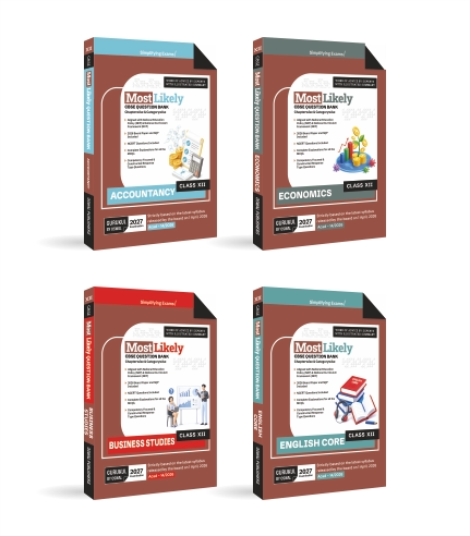 CBSE Question Bank Class 12 Bundles Set of 4 Accountancy Economics Business Studies English