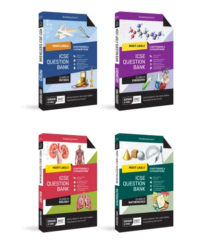 ICSE Question Bank Class 9 Set of 4 PCMB
