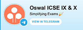 Oswal ICSE 9 and 10 Telegram Channel