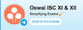 Oswal ISC 11 and 12 Telegram Channel