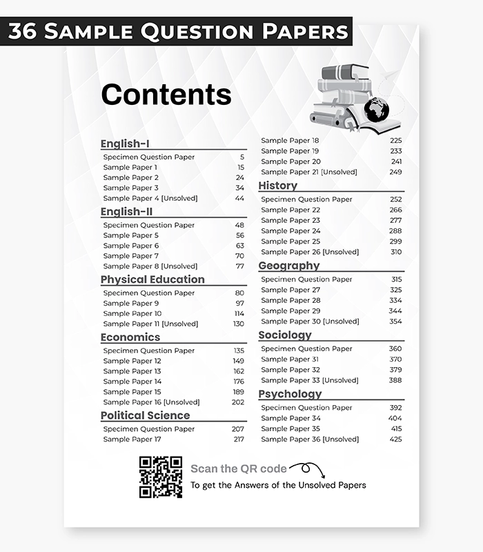 36 Sample Question Papers and 10 Years Solved Papers Humanities Stream Bundle for ISC Class 12 2026 3