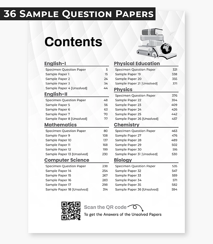 36 Sample Question Papers and 10 Years Solved Papers Science Stream Bundle for ISC Class 12 2026 3