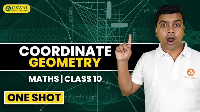 Chapter 7 Coordinate Geometry in One Shot