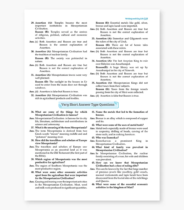 History Question Bank for CBSE Class 11 Exam 2027 4