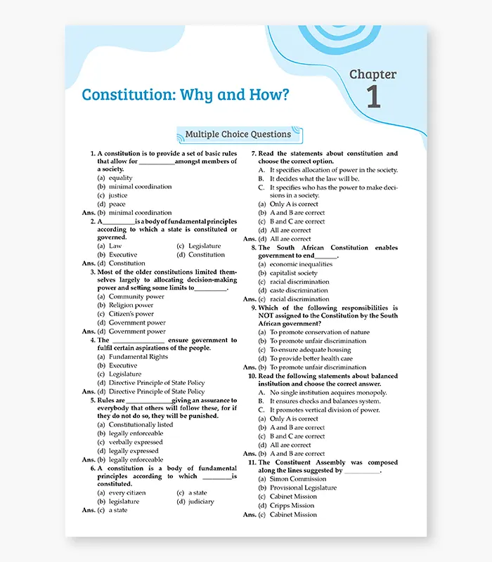 Political Science Question Bank for CBSE Class 11 Exam 2027 3