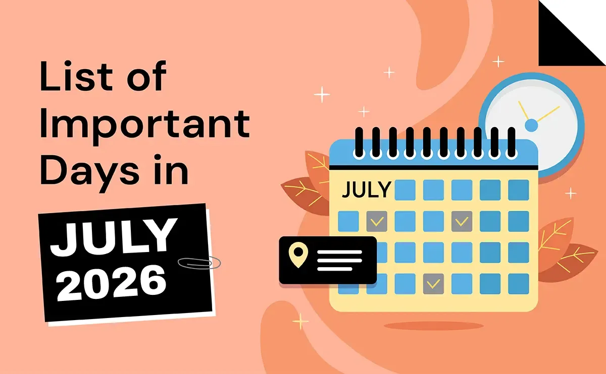 List of Important Days in July 2026