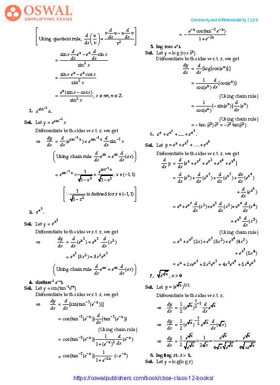 NCERT Solutions for Class 12 Maths Continuity and Differentiability part 17