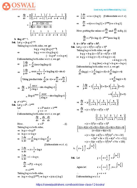 NCERT Solutions for Class 12 Maths Continuity and Differentiability part 19