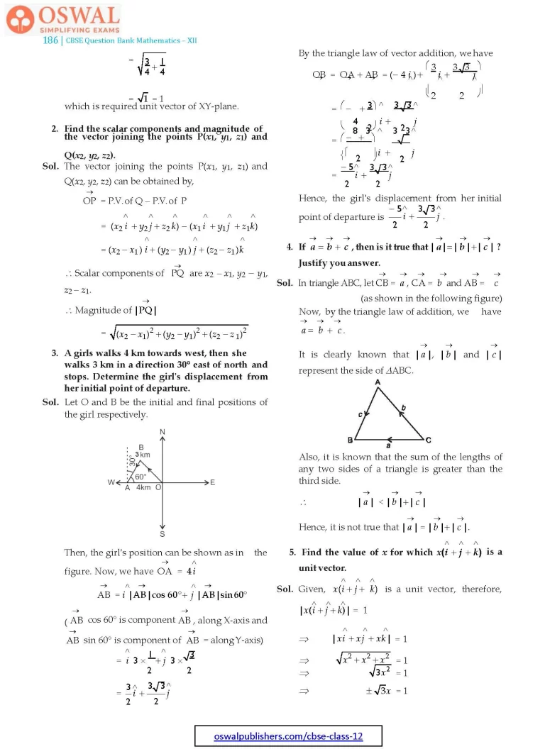 NCERT Solutions for Class 12 Maths Vectors part 19