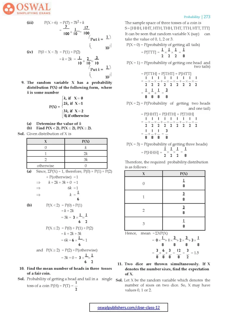 NCERT Solutions for Class 12 Maths Probability part 25