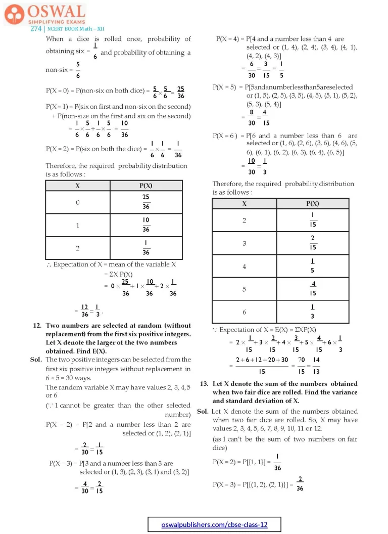 NCERT Solutions for Class 12 Maths Probability part 26