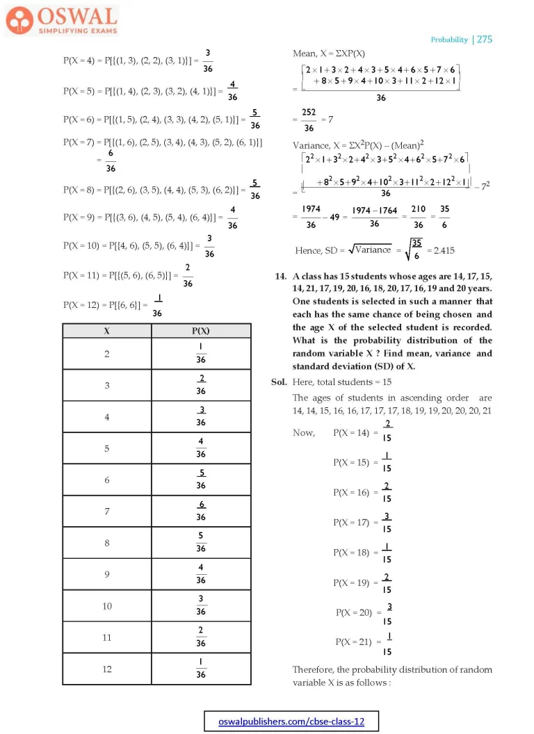 NCERT Solutions for Class 12 Maths Probability part 27