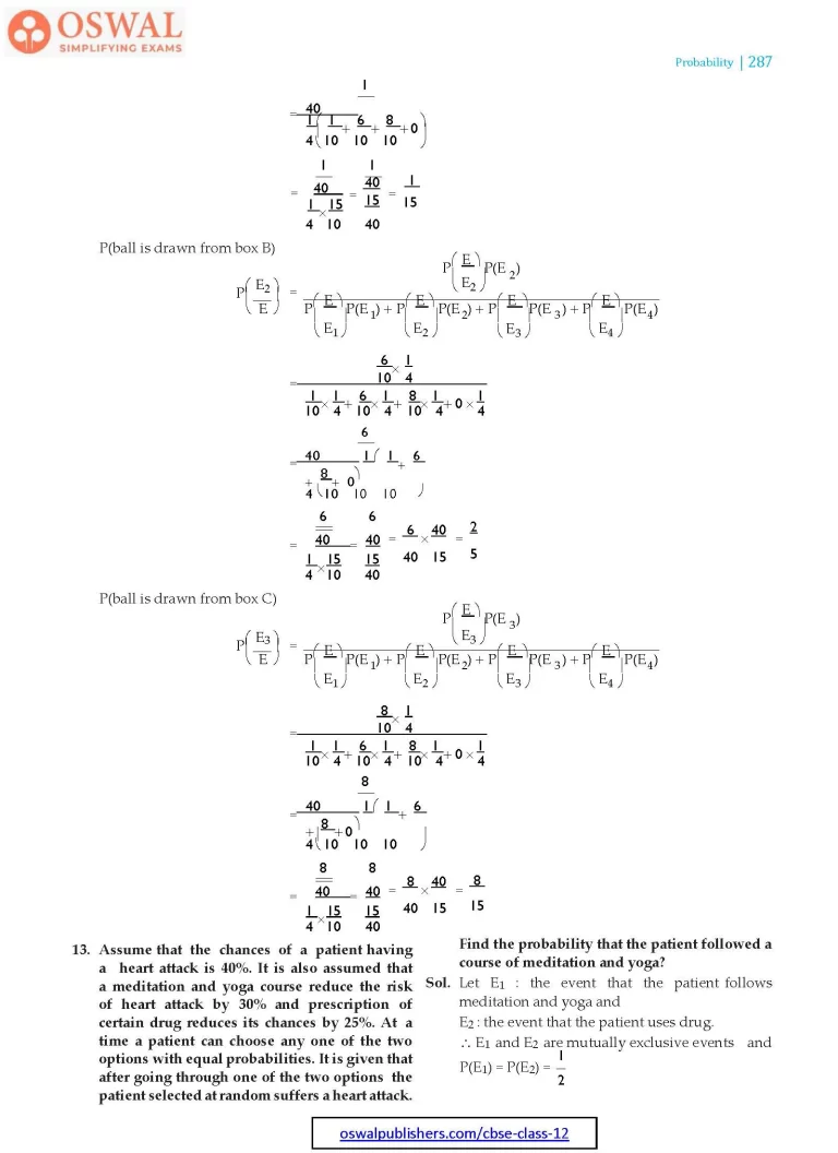 NCERT Solutions for Class 12 Maths Probability part 39