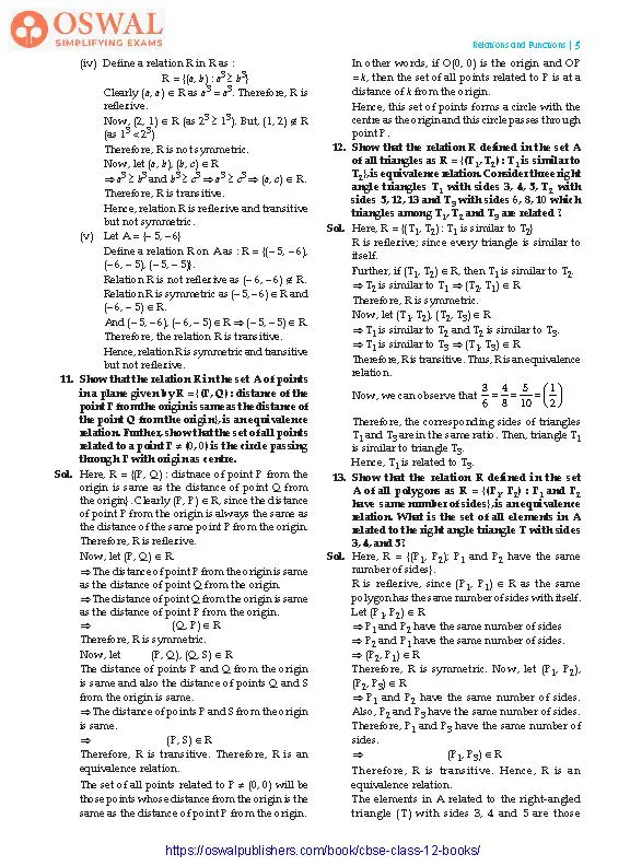 NCERT Solutions for Class 12 Maths Relations and Functions part 5