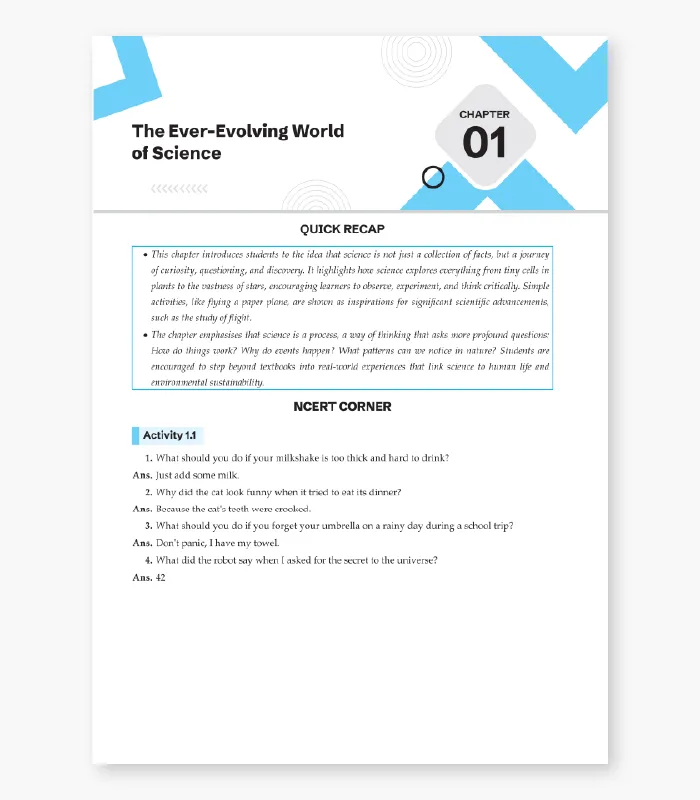 Science worksheet for CBSE Class 7 with answers