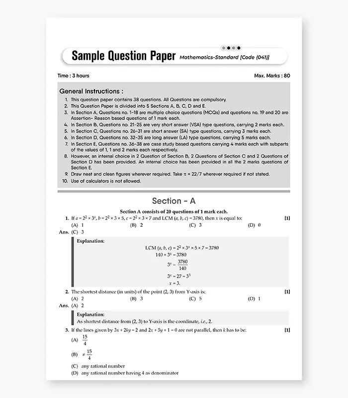 Maths Sample Papers for CBSE Class 10 2026 03