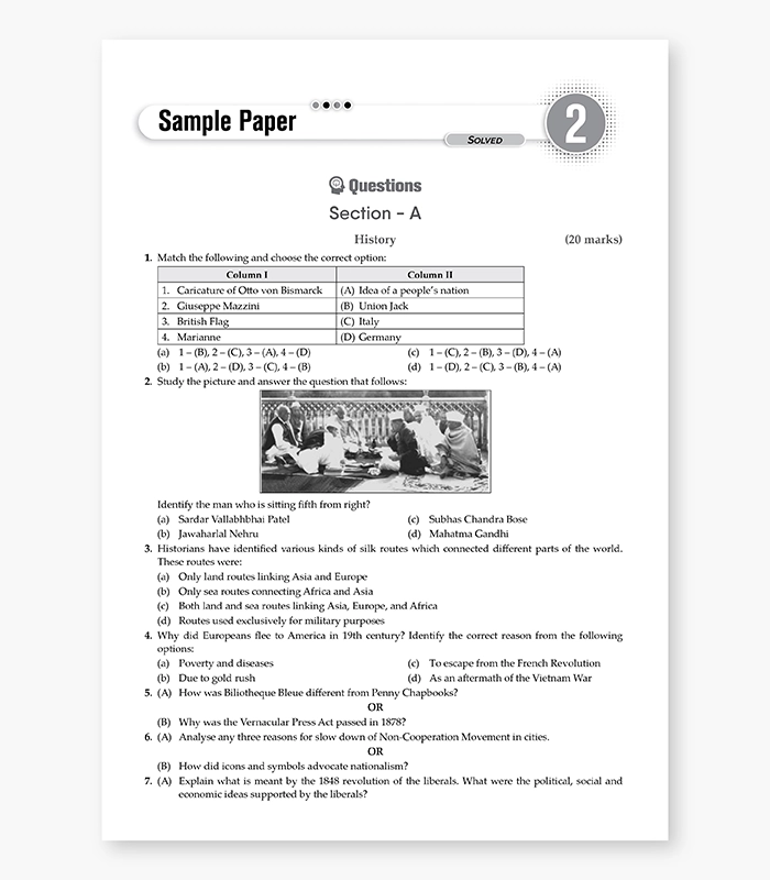 Social Science Sample Papers for CBSE Class 10 2026 03