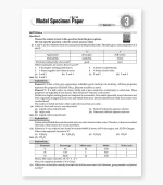 specimen papers for icse class 10 chemistry