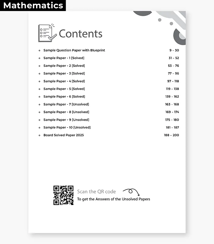 Maths Sample Papers Inside for CBSE Class 10 2026