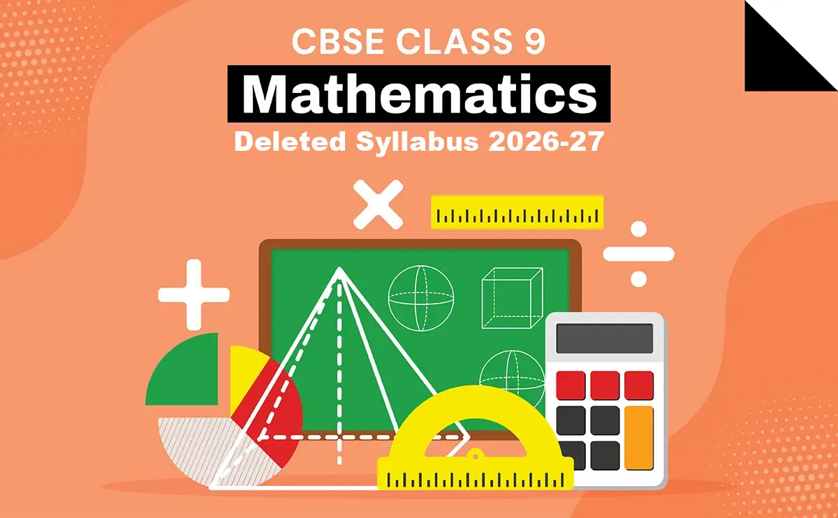 CBSE Class 9 Maths Deleted Syllabus 2026-27 Exercise Wise