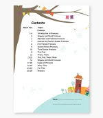 k2p english workbook class 1 contents