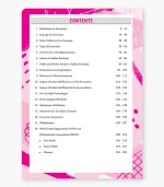 icse class 9 economics applications book contents