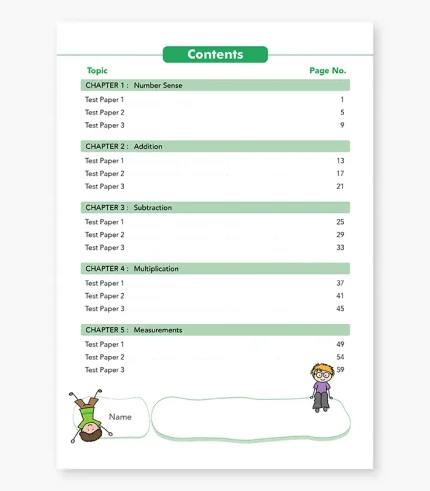 k2p maths olympiad for grade 2 contents