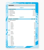 isc class 12 English book contents