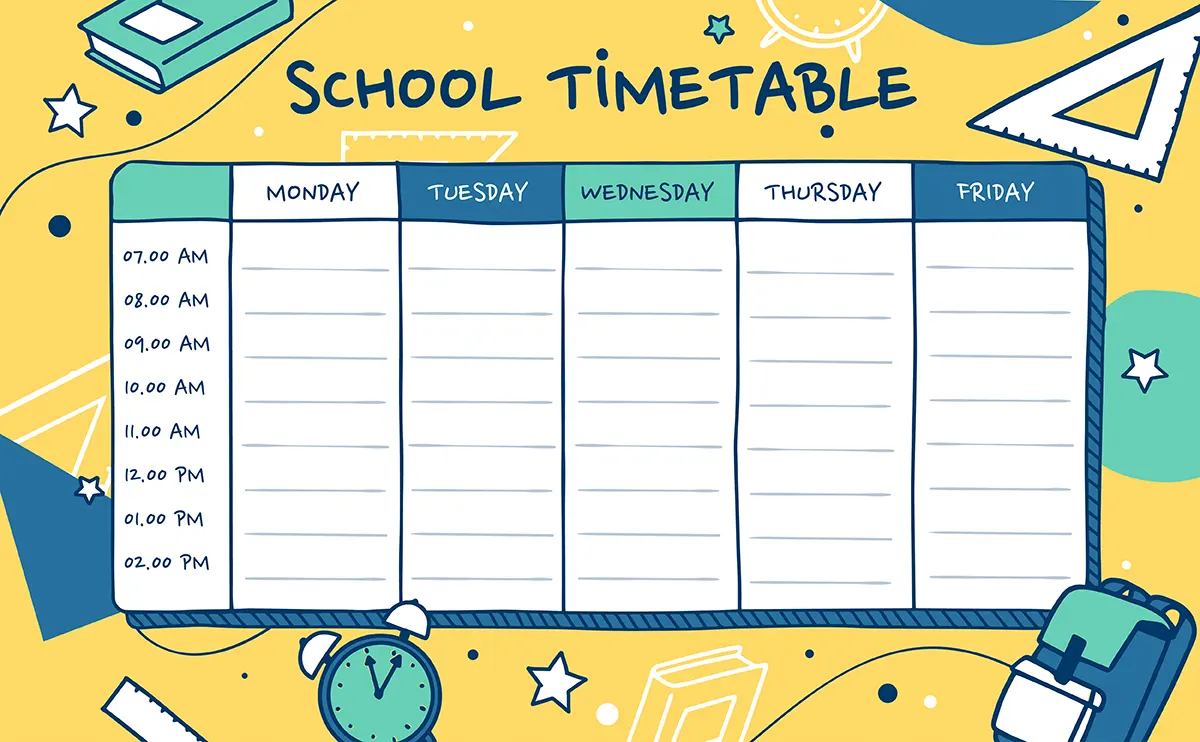time management activities for kids