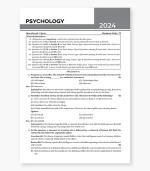 cbse last 10 years question papers class 12 psychology