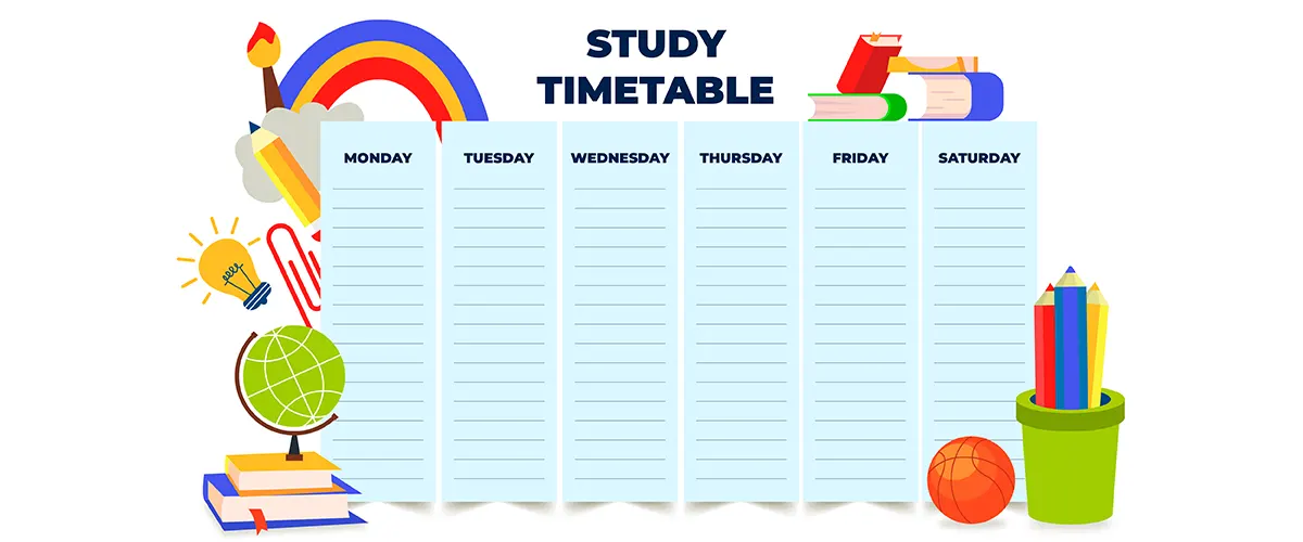 study time table