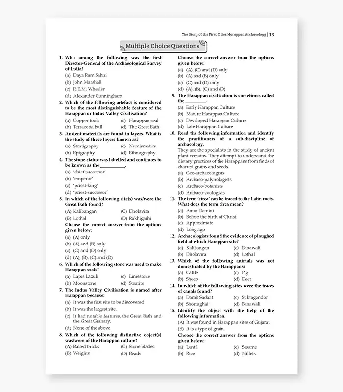 History MCQs CUET UG