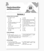 ICSE Class 7 Physics Worksheets