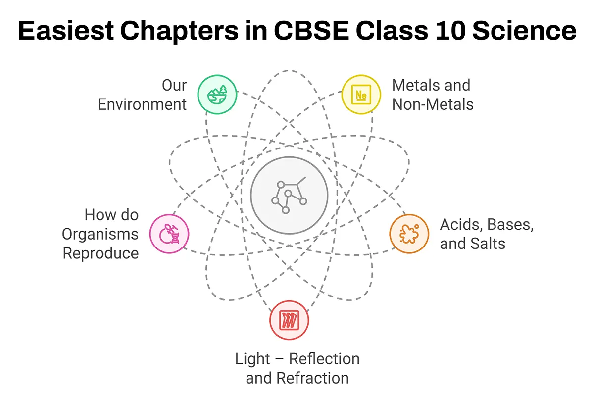 Easiest Chapters in CBSE Class 10 Science