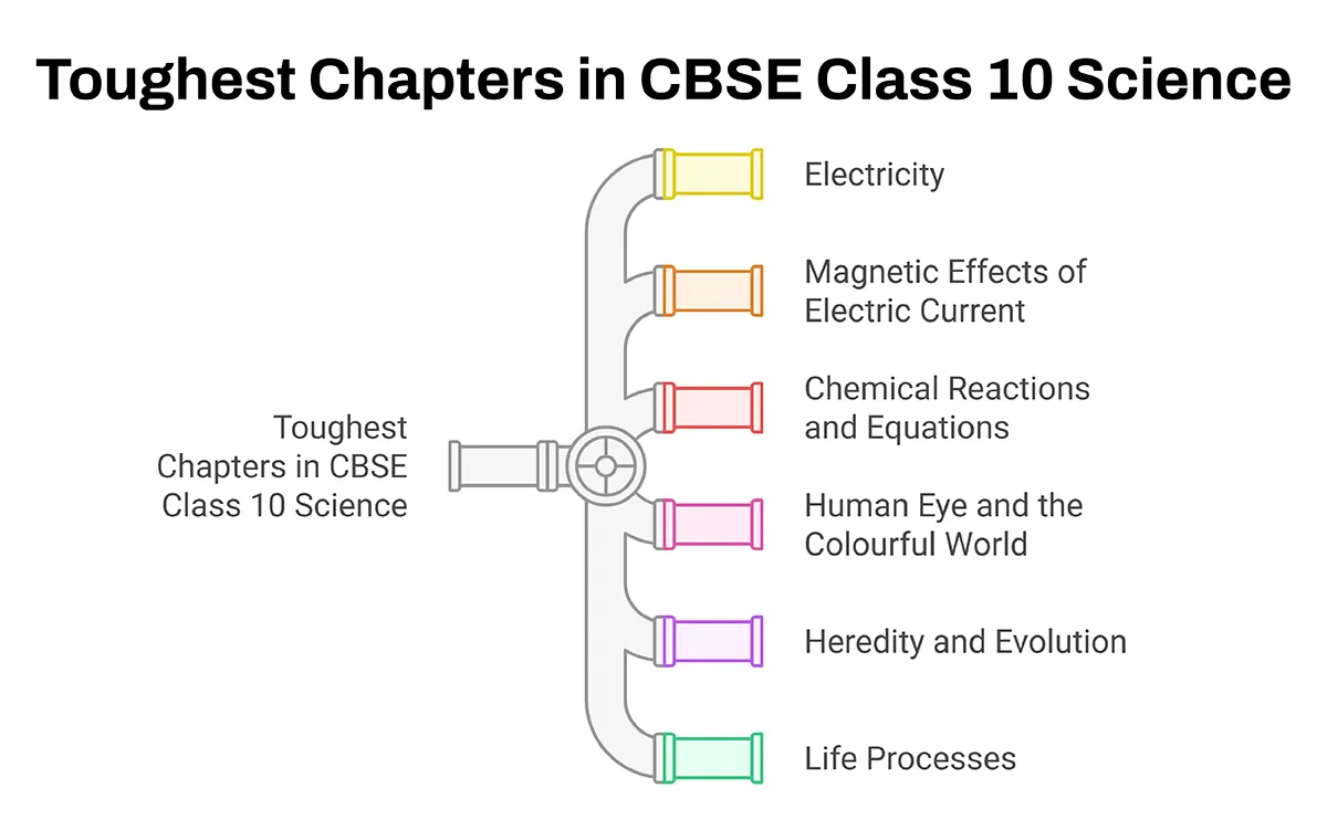 Toughest Chapters in CBSE Class 10 Science