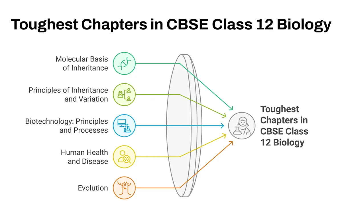 Toughest Chapters in CBSE Class 12 Biology