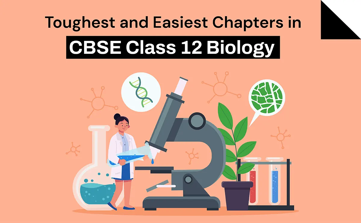 Toughest and Easiest Chapters in CBSE Class 12 Biology
