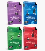 gurukul by oswal chapterwise worksheets cbse class 8 bundles set of 4