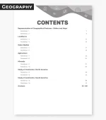 geography worksheets icse class 6