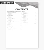 geography worksheets icse class 7