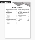geography worksheets icse class 8