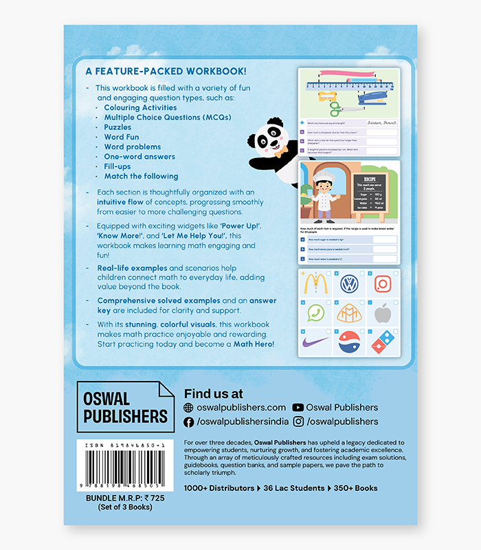 Math Hero Books Class 4 Bundle 05